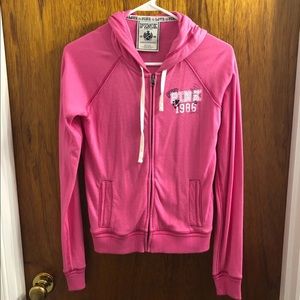 VS PINK zip up hooded jacket